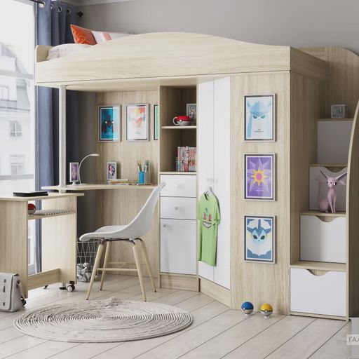 Кровать-чердак «Теремок-1 Гранд»